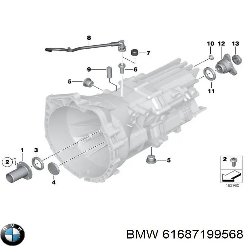 Форсунка омивача заднього скла BMW 61687199568 ціна, від 25.29 USD