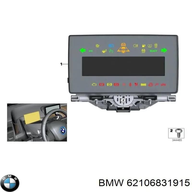 Щиток приладів додатковий BMW 62105A08591 ціна, від 125.00 USD