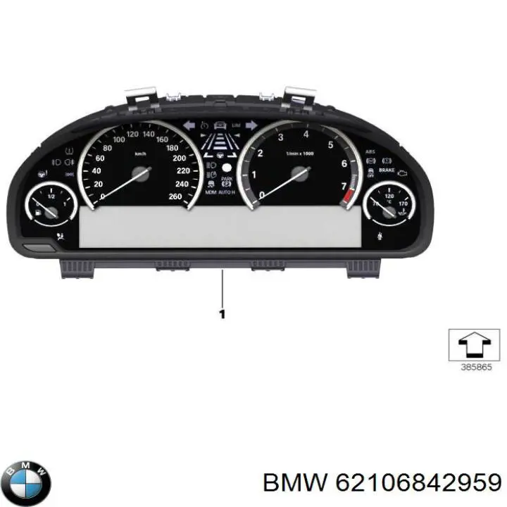 Купити 62108795218 BMW Спідометр