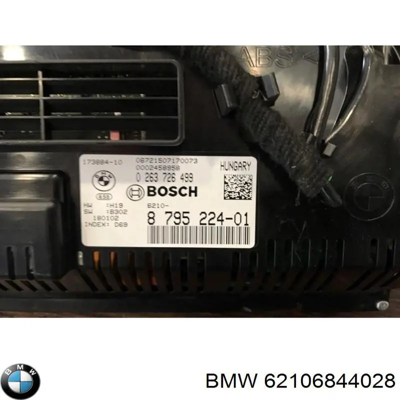 62108795224 BMW Щиток приладів