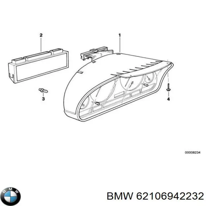 щиток приладу на BMW 5 (E39)