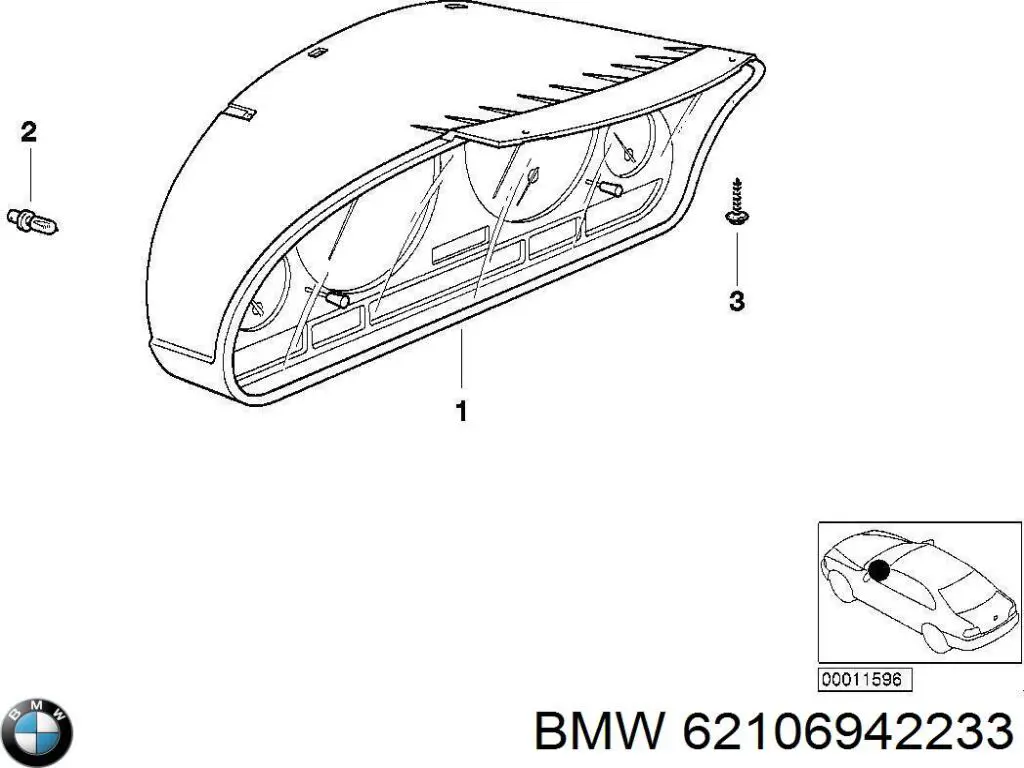 Прилади управління BMW 62106942233 ціна, від 1764.18 USD