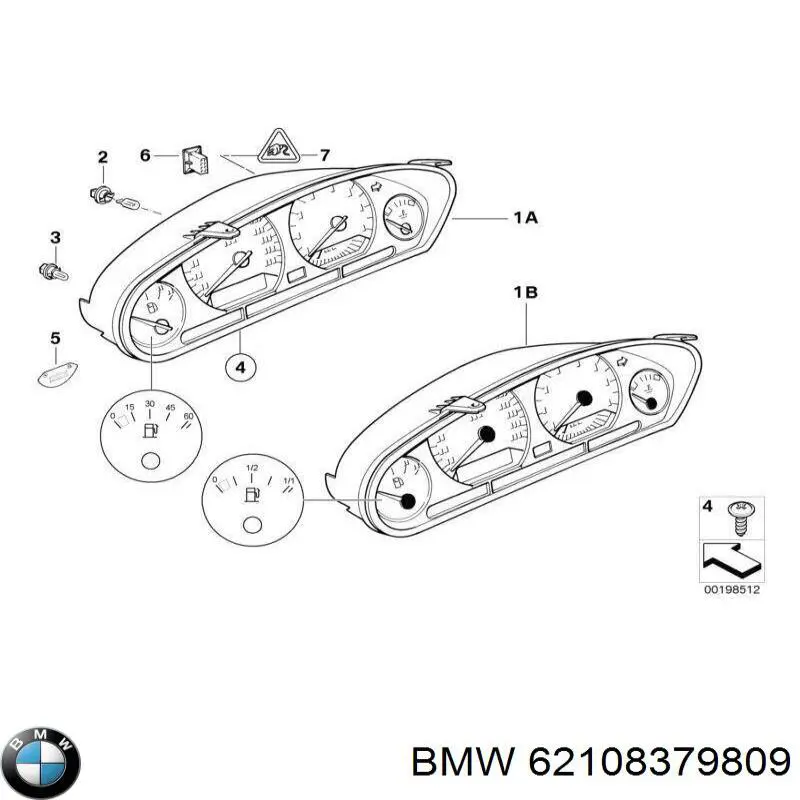 Приладова дошка-щиток приладів 62108379809 BMW