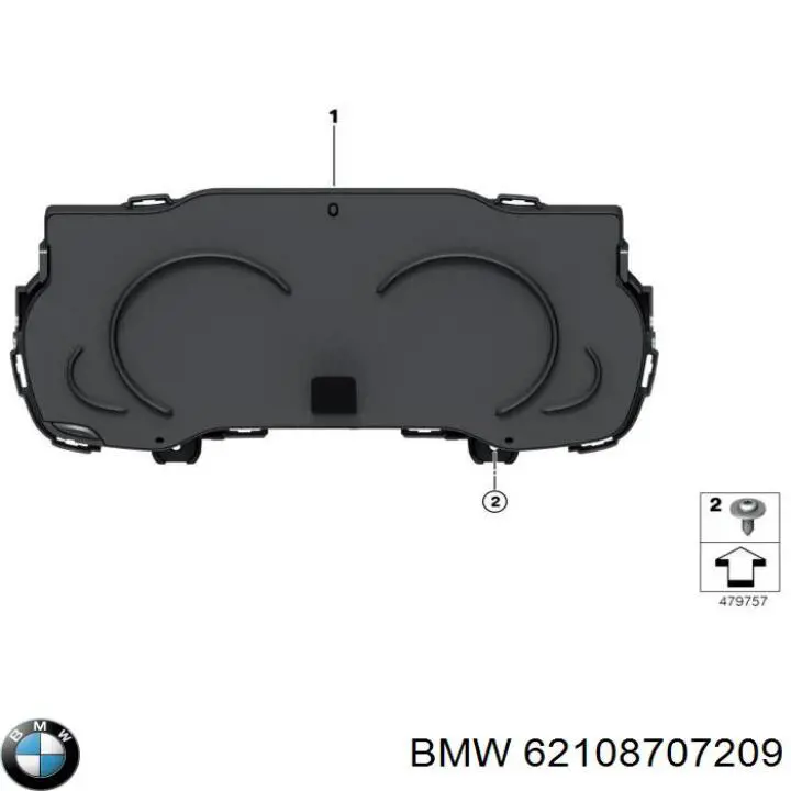 Прилади управління BMW 62109442851 ціна, від 997.46 USD