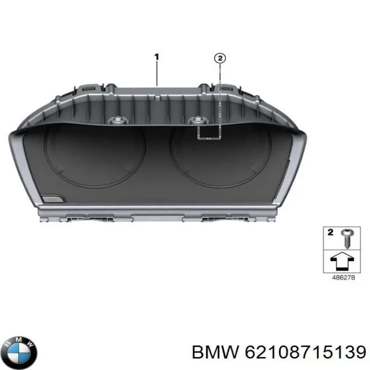 62108713079 BMW Щиток приладів додатковий