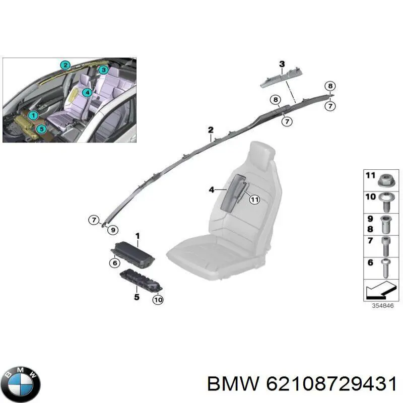 62105A08591 BMW Щиток приладів