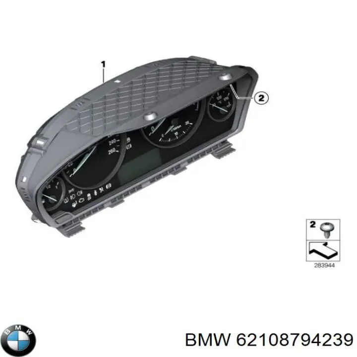 62108718256 BMW Щиток приладів
