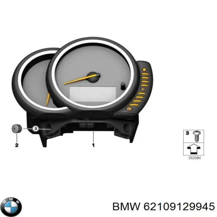 Купити 62106830788 BMW Спідометр