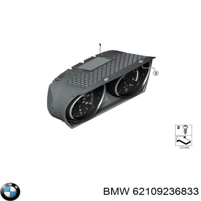 62109170317 BMW приладова дошка-щиток приладів