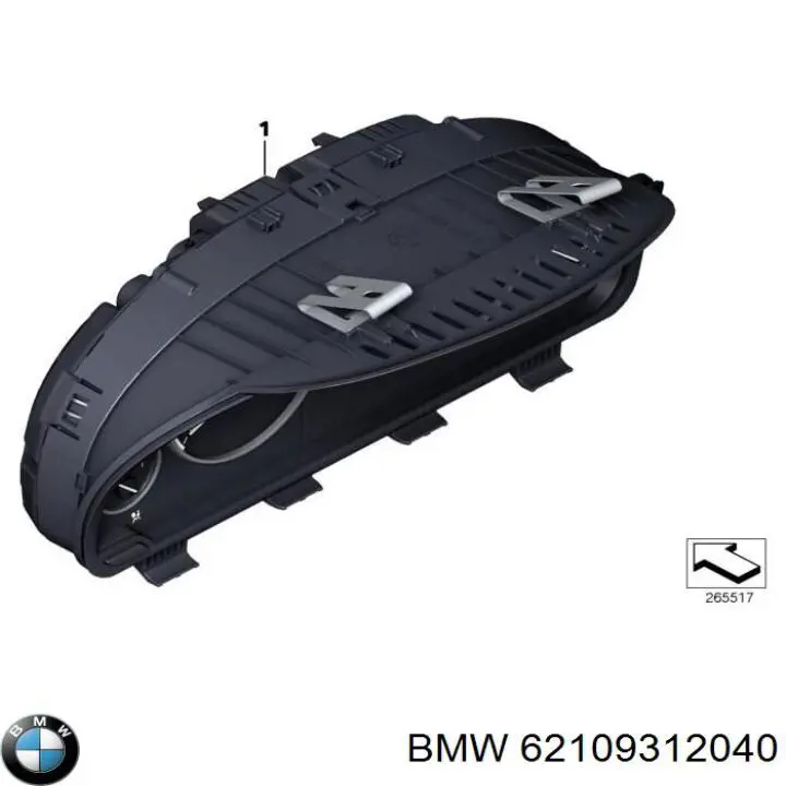 Прилади управління BMW 62109312040 ціна, від 214.45 USD