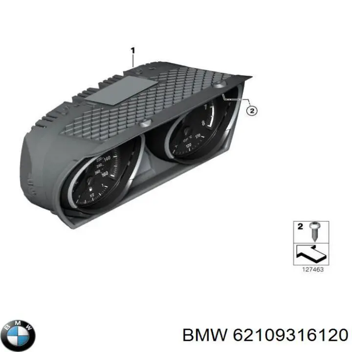 щиток приладу BMW 62109316120 ціна, від 180.53 USD
