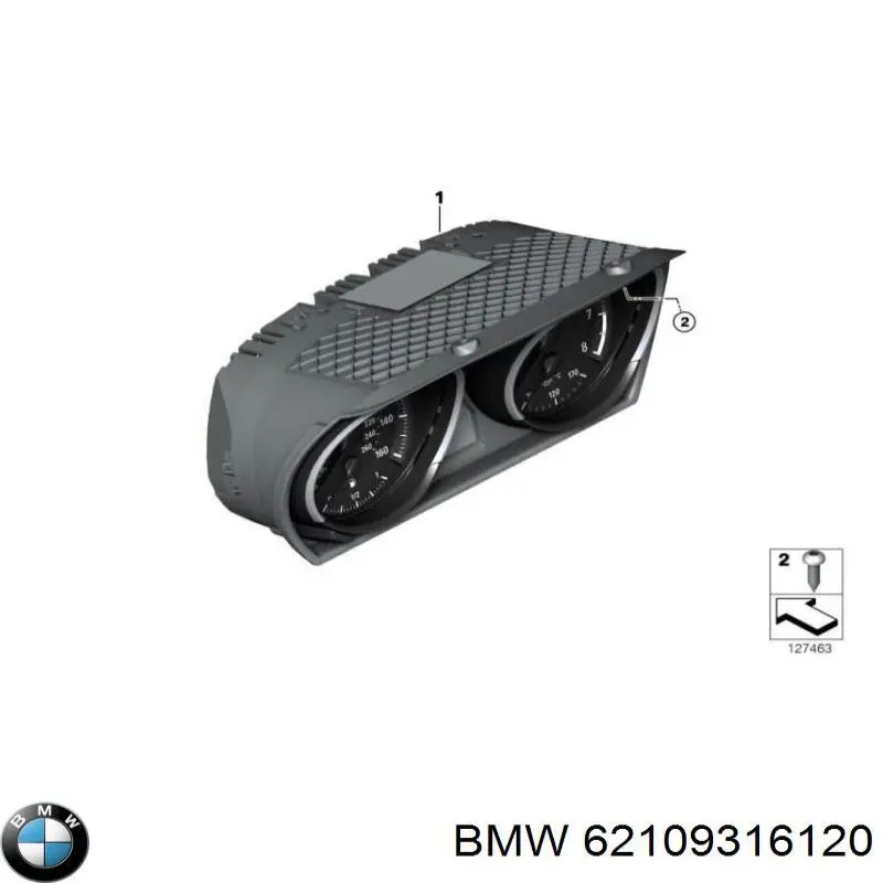 62109316120 BMW Щиток приладів додатковий