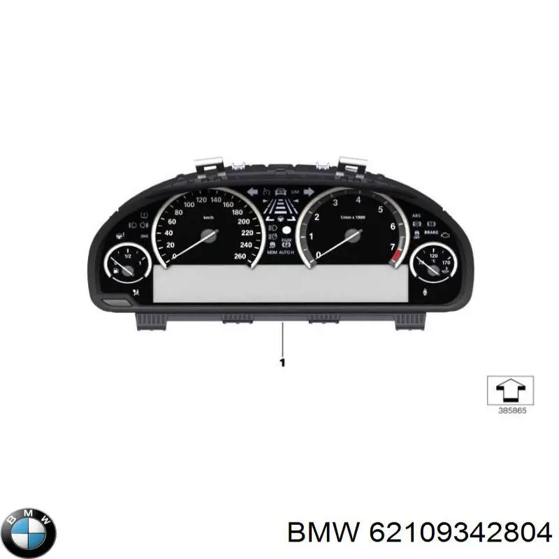 Купити 62109342804 BMW Спідометр