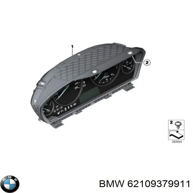 62108718281 BMW Щиток приладів додатковий