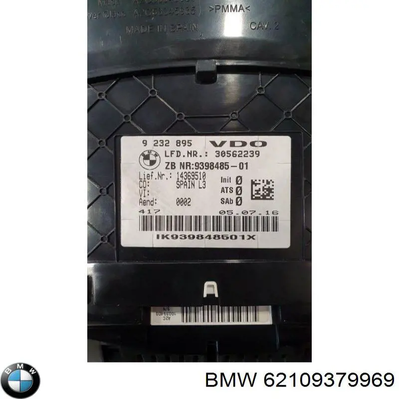 Прилади управління BMW 62105A03A00 ціна, від 63.54 USD