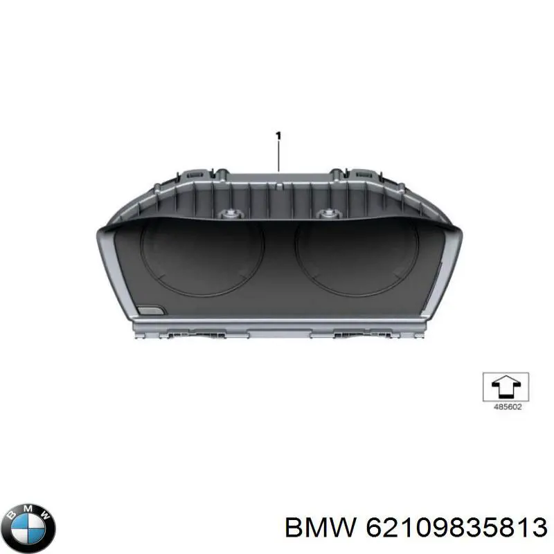 Приладова дошка-щиток приладів 62108713076 BMW