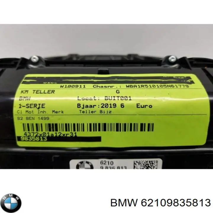 Приладова дошка-щиток приладів 62109835813 BMW