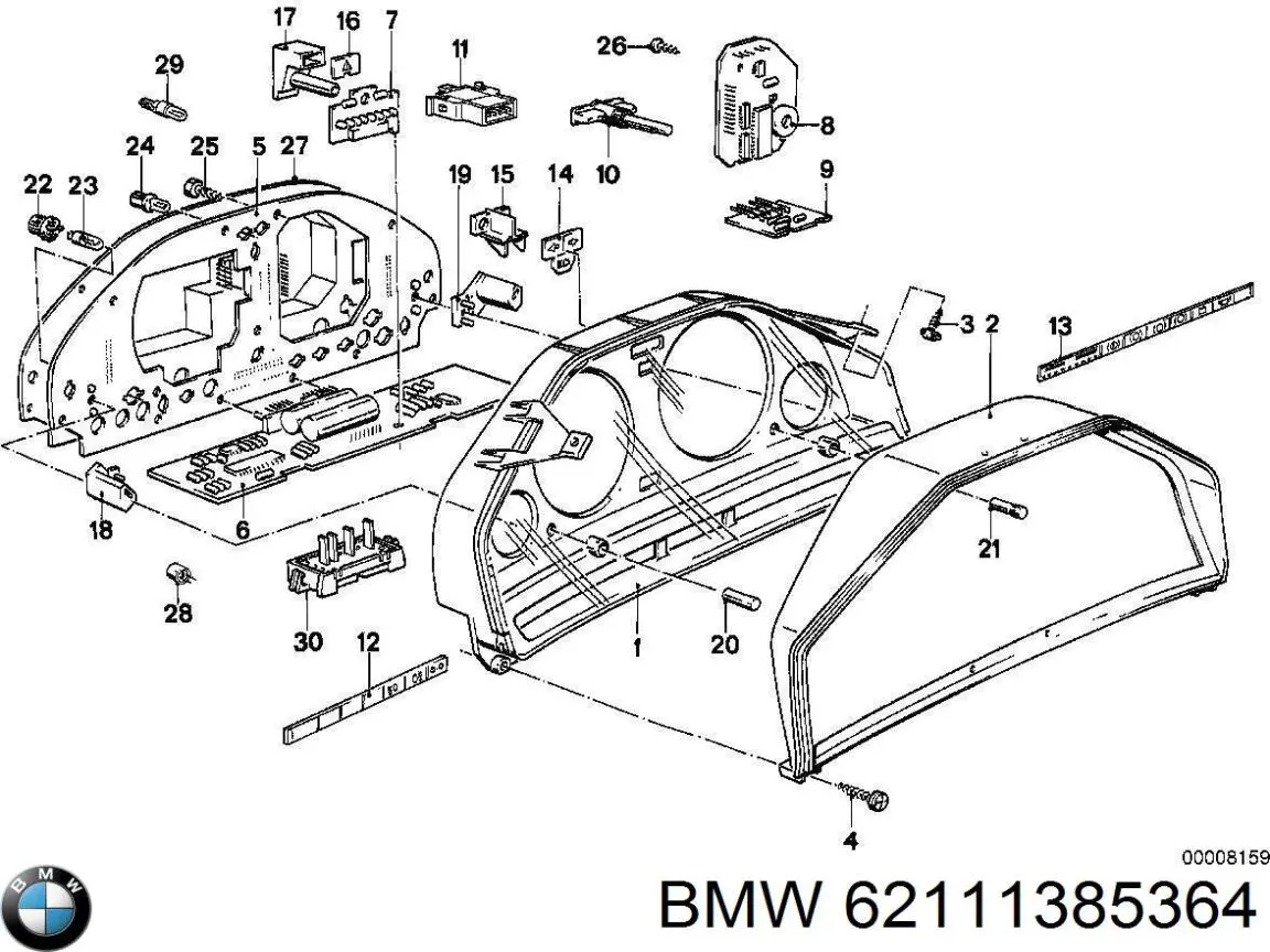  BMW 62111385364 ціна, від 68.62 USD