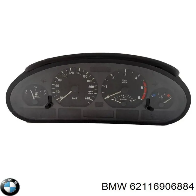6906890 BMW Щиток приладів додатковий