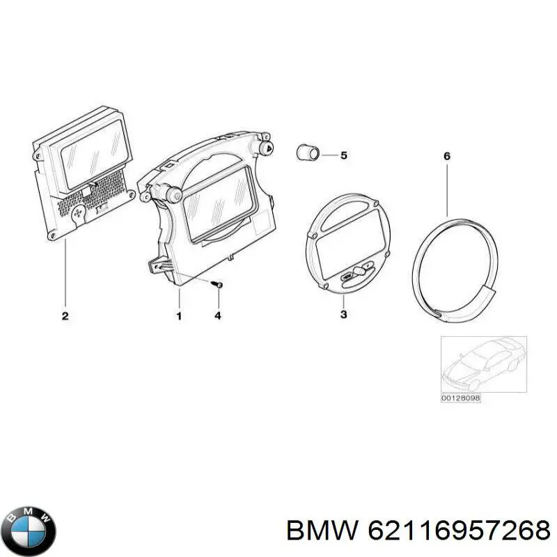 Щиток приладів додатковий BMW 62109126994 ціна, від 786.71 USD