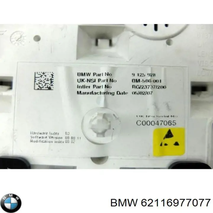 62116977077 BMW 