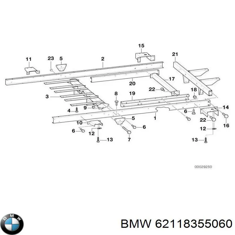Щиток приладів додатковий BMW 62118355060 ціна, від 63.33 USD