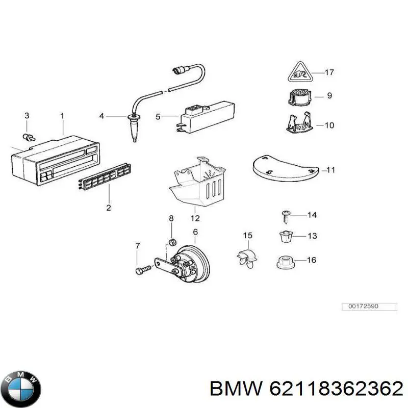 Купити 62118362362 BMW Прилади управління