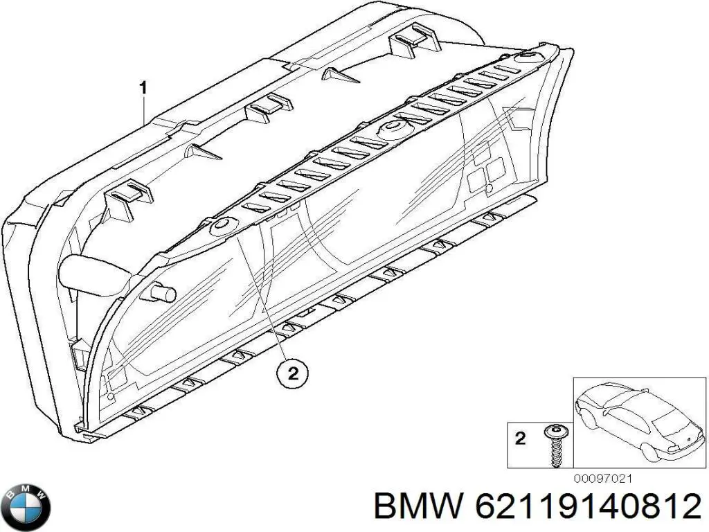 62119140812 BMW щиток приладу