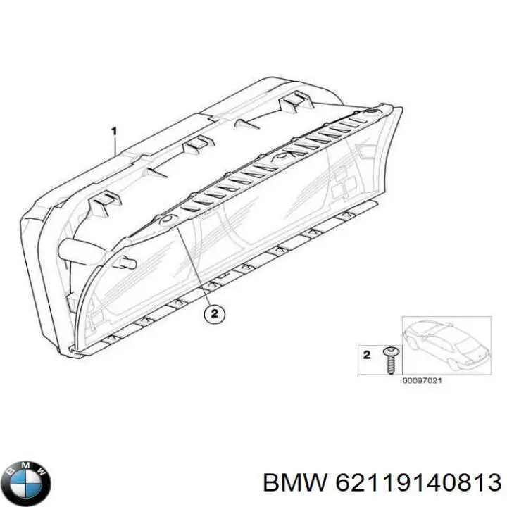 62116972090 BMW приладова дошка-щиток приладів