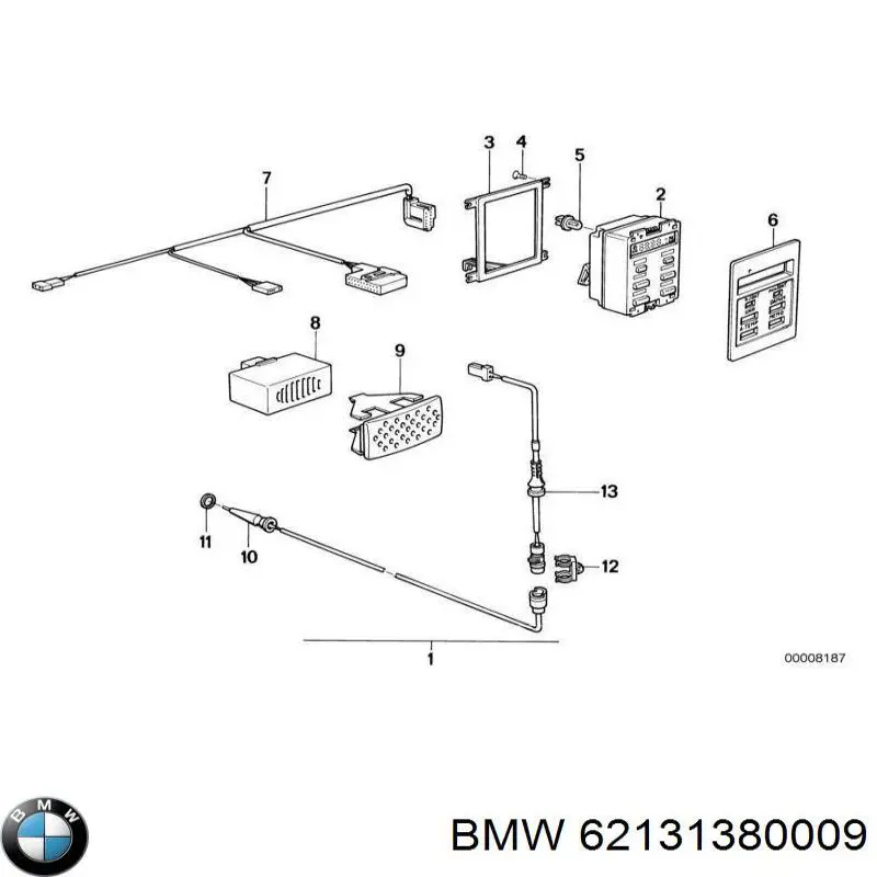 Кронштейн бампера переднього BMW 62131380009 ціна, від 34.81 USD