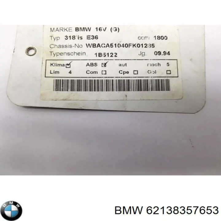 Купити 62138357653 BMW Блок управління пічкою