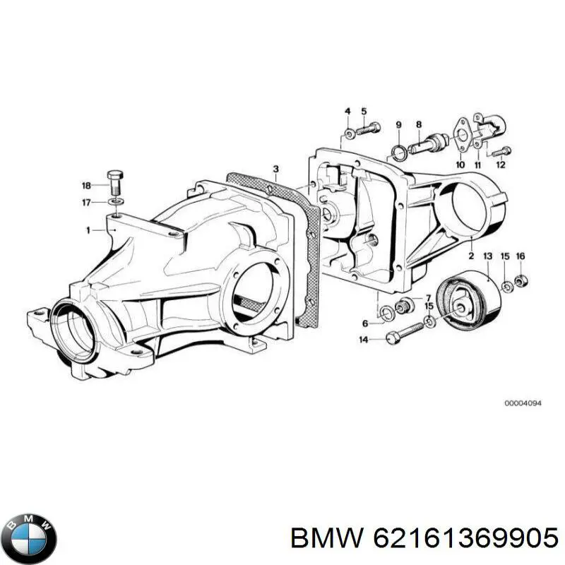  BMW 62161369905 ціна, від 149.97 USD
