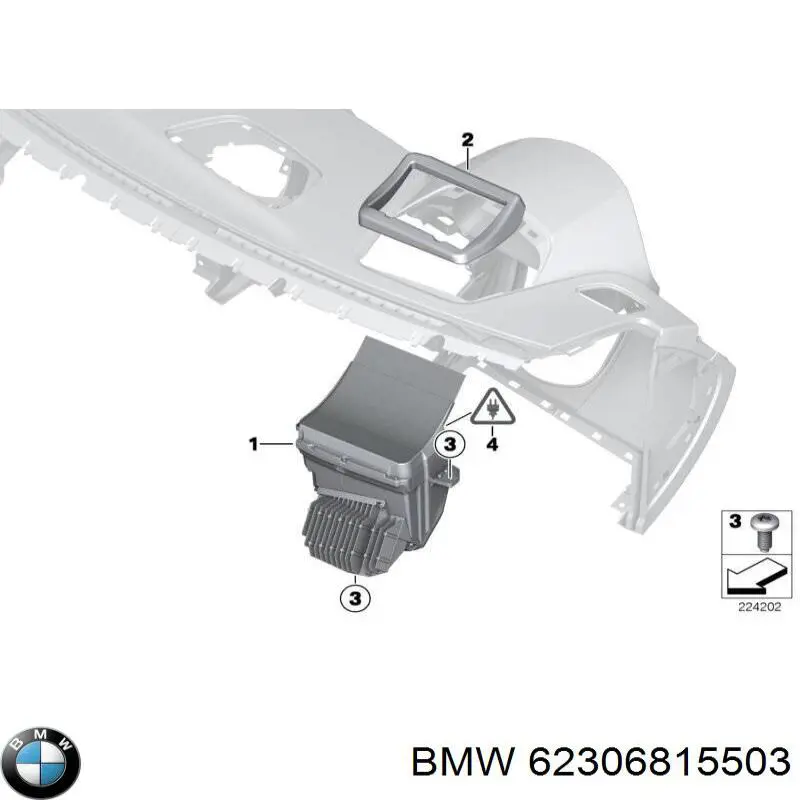 62306815503 BMW Дисплей-проєкції на лобове скло