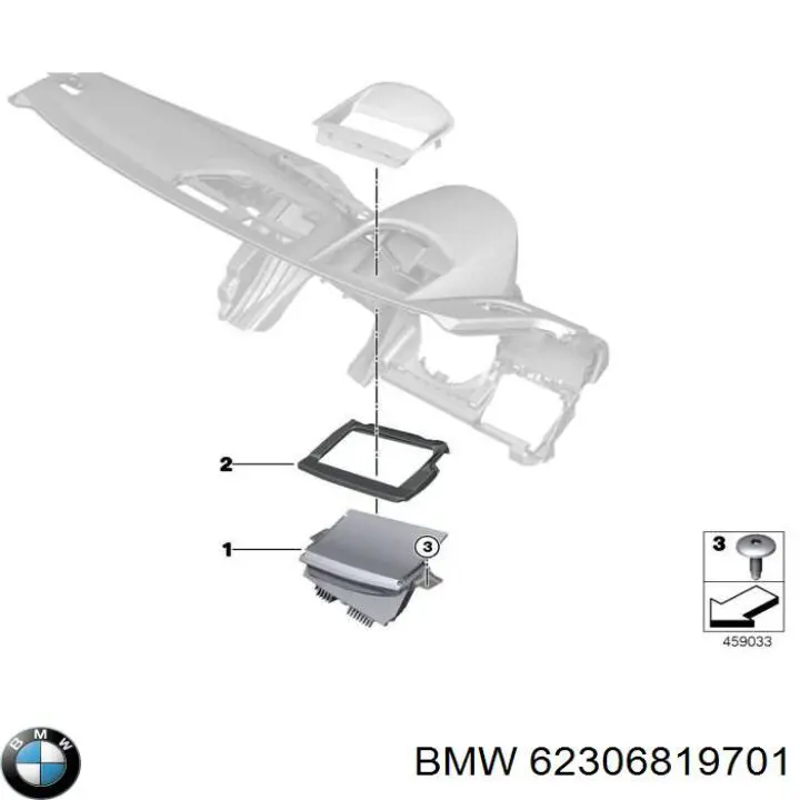 62309358966 BMW Дисплей-проєкції на лобове скло