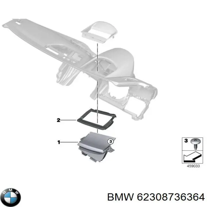 62308736364 BMW Дисплей-проєкції на лобове скло
