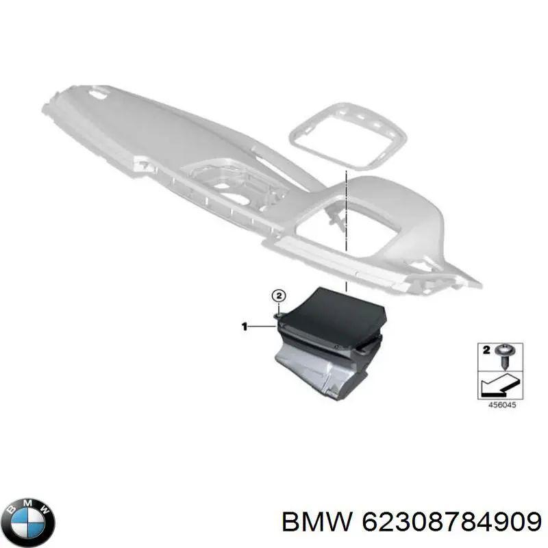 62308784909 BMW Дисплей-проєкції на лобове скло