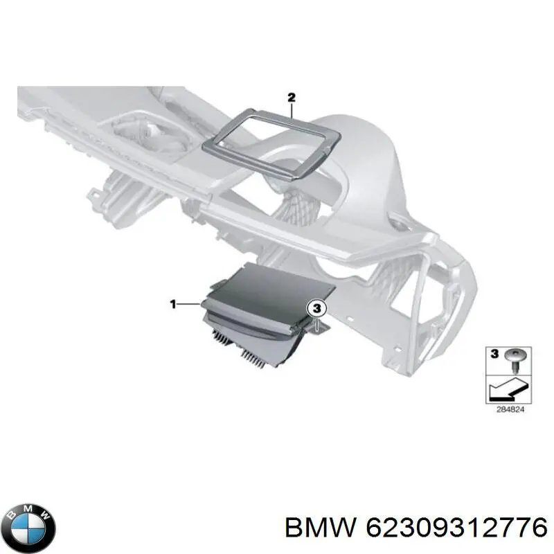62308736362 BMW Дисплей-проєкції на лобове скло