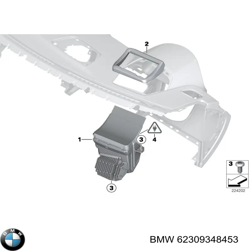 Купити 62309321969 BMW Дисплей-проєкції на лобове скло