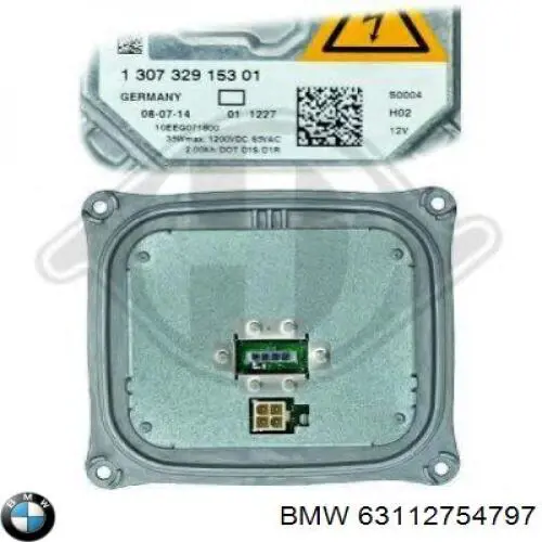 Реле для ксенону BMW 63112754797 ціна, від 38.13 USD