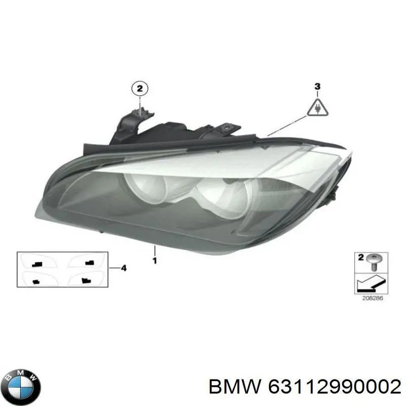 Фара правая Autotechteile 7006330 ціна, від 68.84 USD