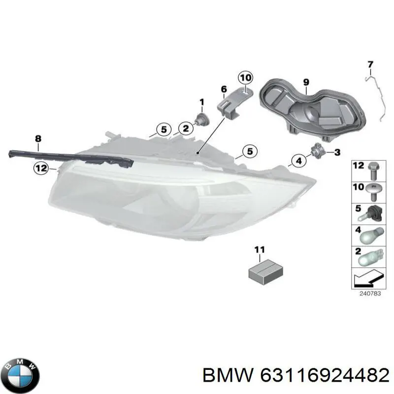 Купити 63116924482 BMW 