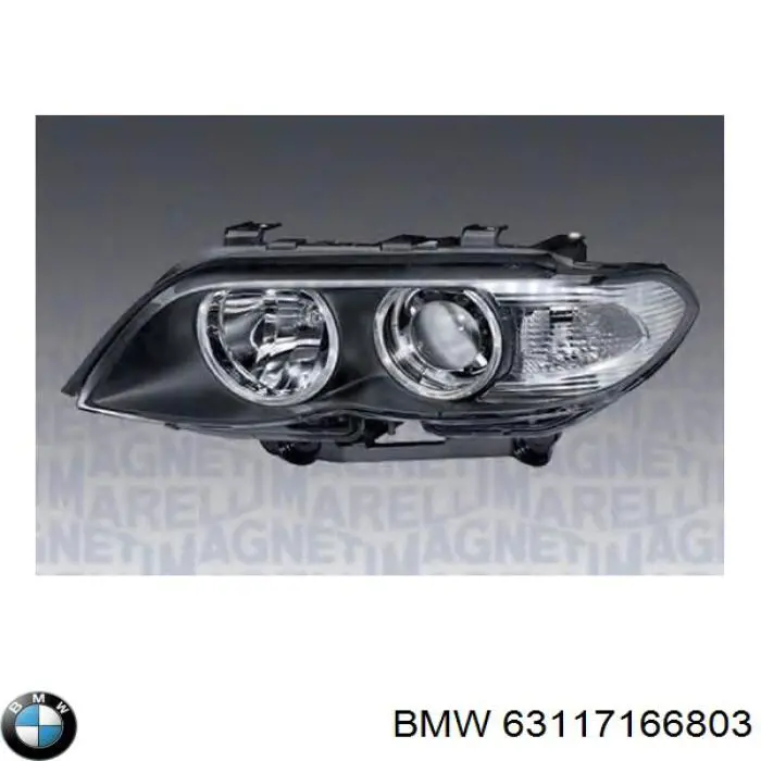 63117166803 BMW Фара левая (Би-Ксенон)