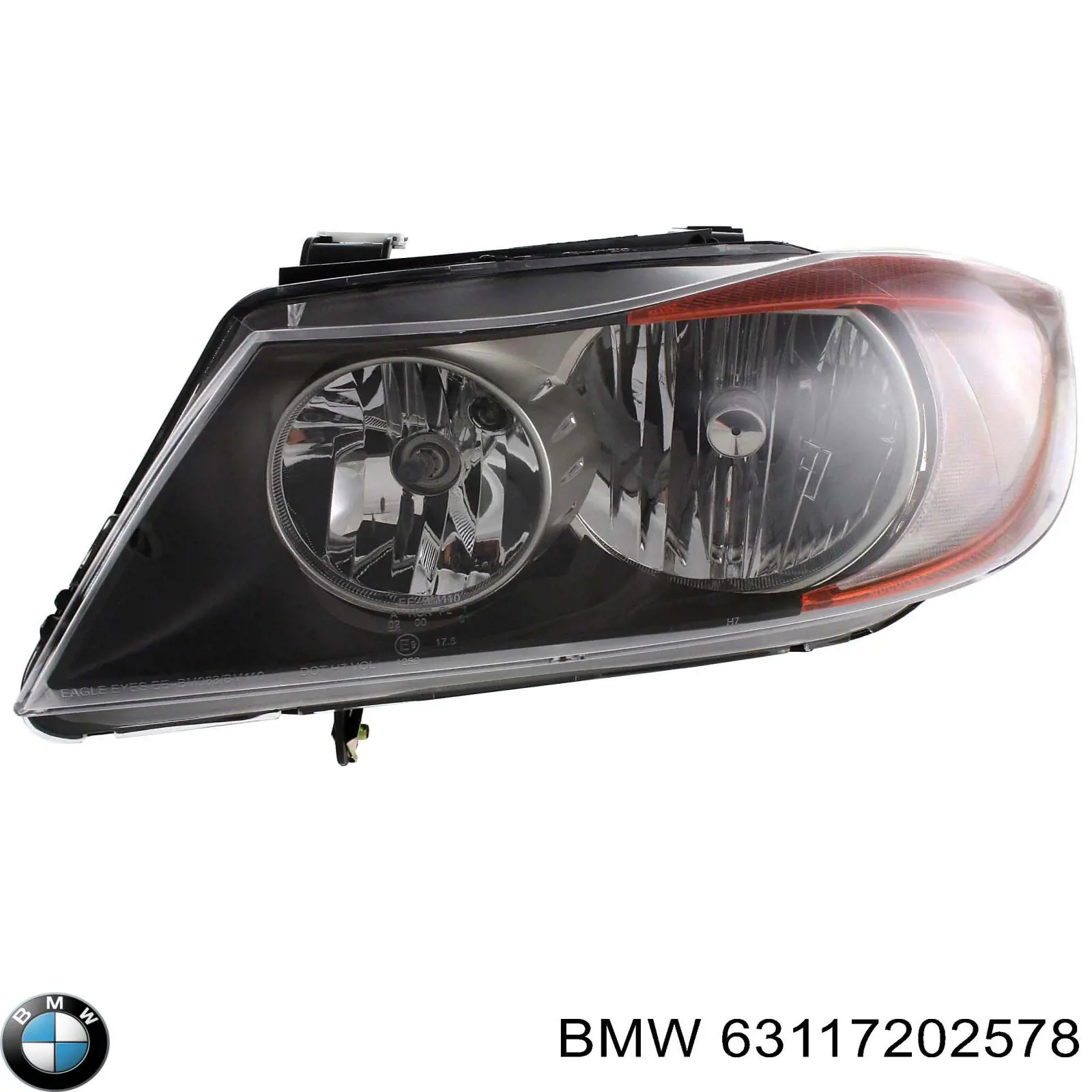 Основна фара - вставка BMW 63117202578 ціна, від 126.66 USD