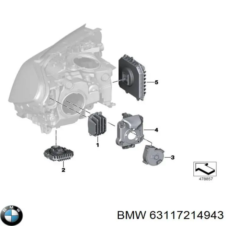 63117214943 BMW 