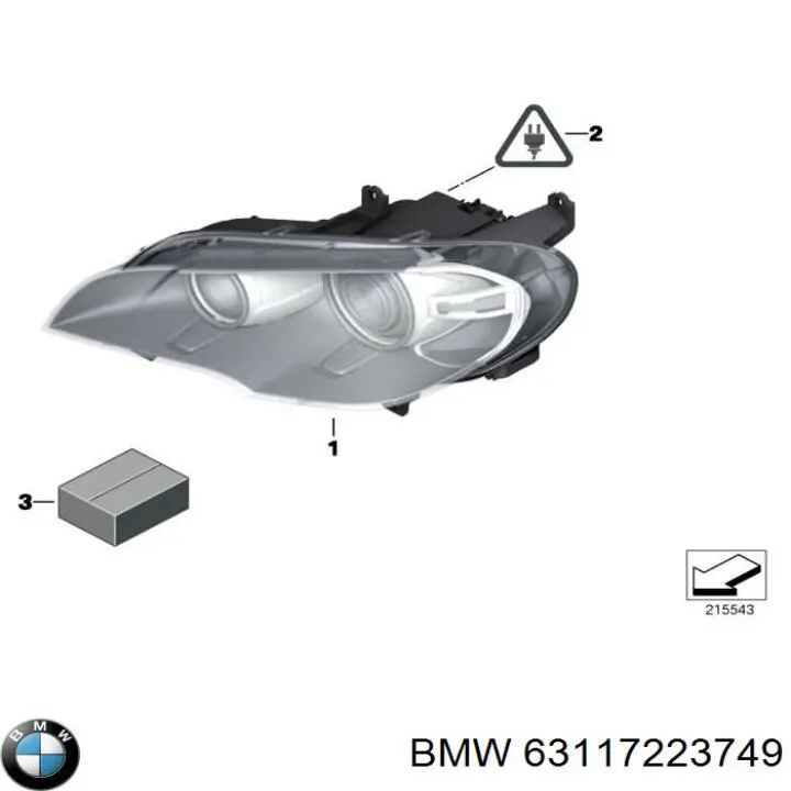 7158937 BMW Фари