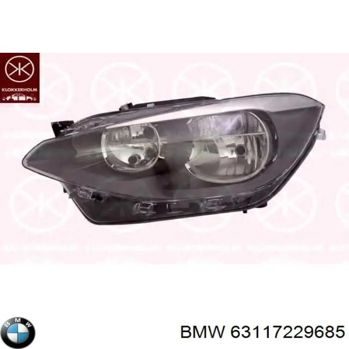 Фара ліва 63117229685 BMW