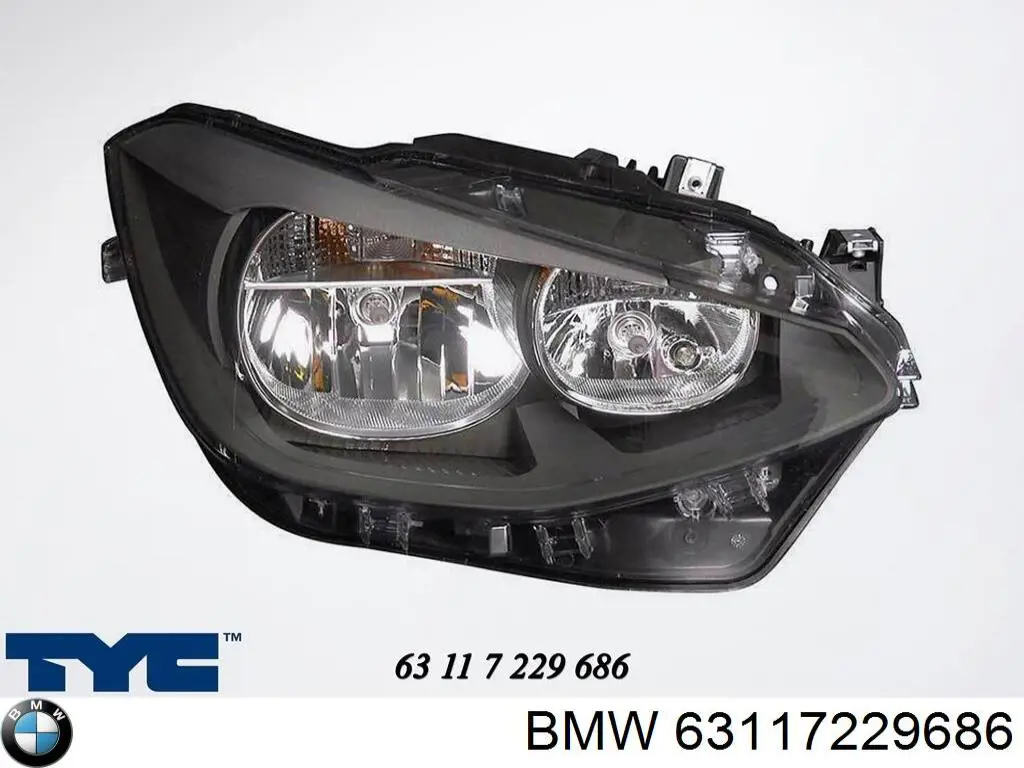 Фара права 63117229686 BMW