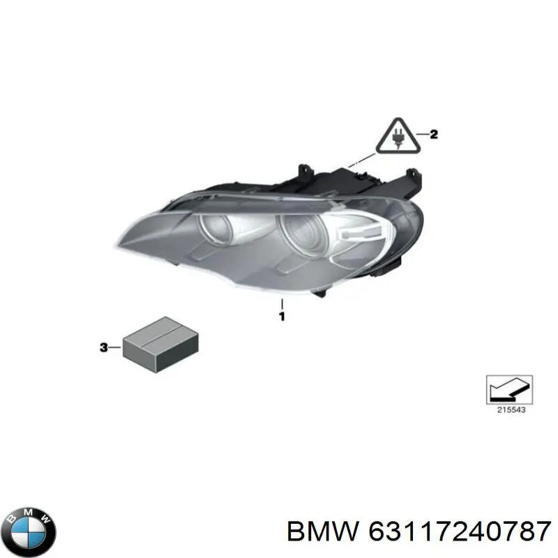 7016330 Autotechteile Фара дальнього світла в зборі