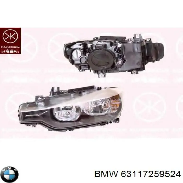 63117259524 BMW Фара правая
