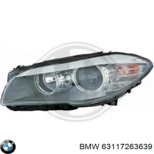 63117263639 BMW Фара дальнього світла в зборі